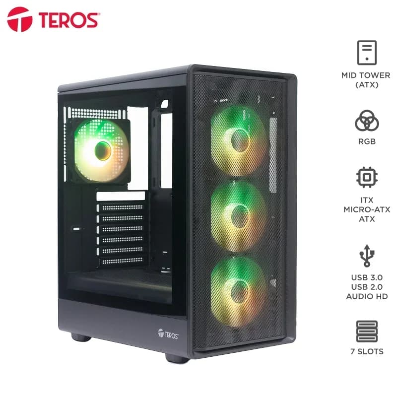 CASE STD ATX TE1323 BLACK