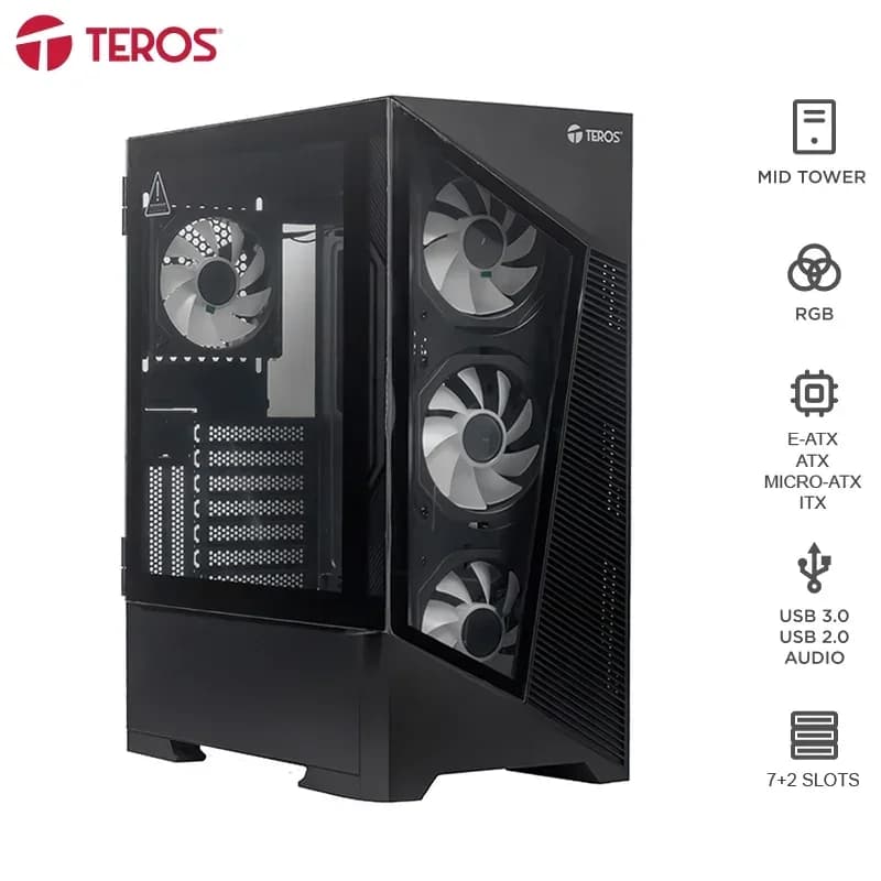 CASE GM ATX  TE1330 BLACK