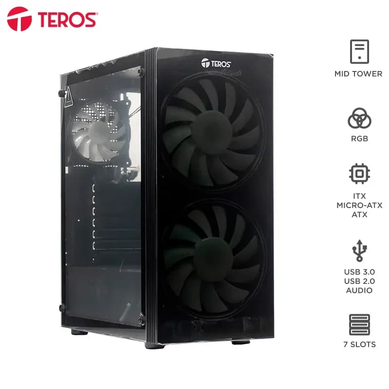 CASE GM ATX  TE1333 BLACK