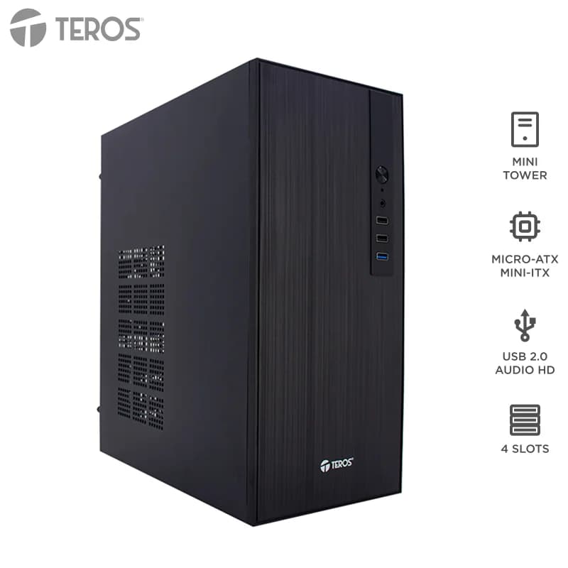 CASE STD MICRO ATX 250W TE1034