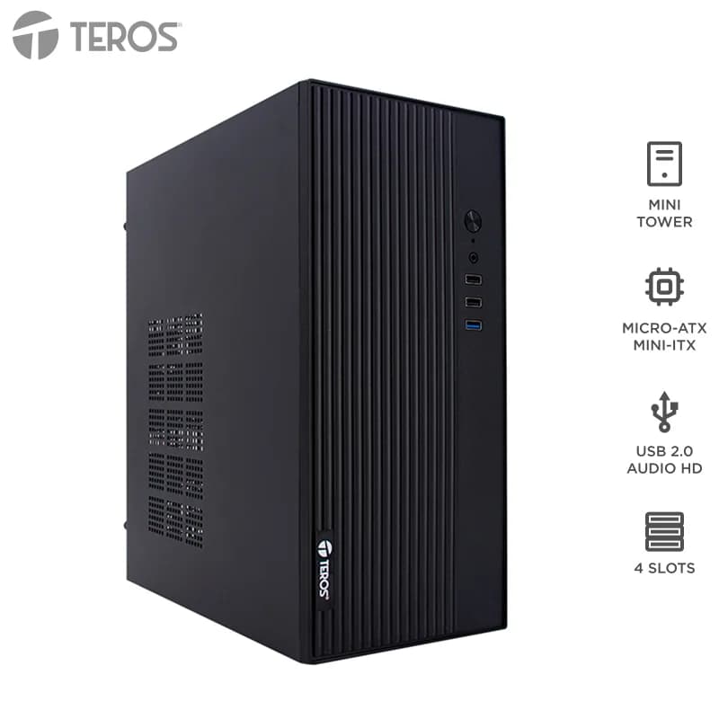 CASE STD MICRO ATX 250W TE1035