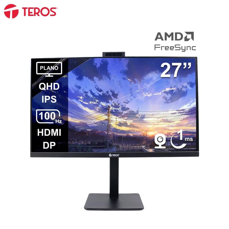 MON TE 27 QHD 100HZ 1MS CAM/MI